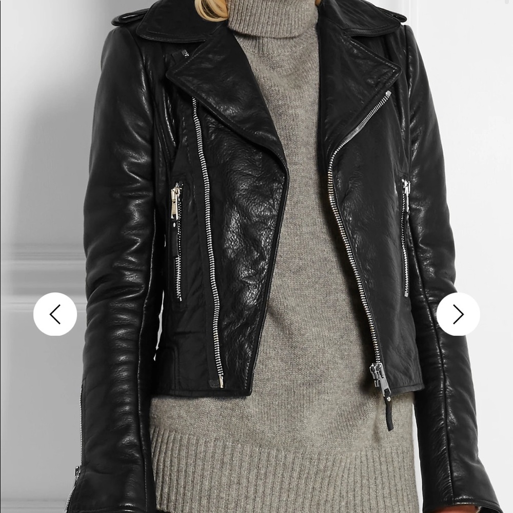 Balenciaga Leather Motorcycle Jacket